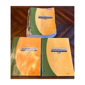 Saxon Math Homeschool 6/5 Text, Solutions Manual, and Tests and Worksheets Set